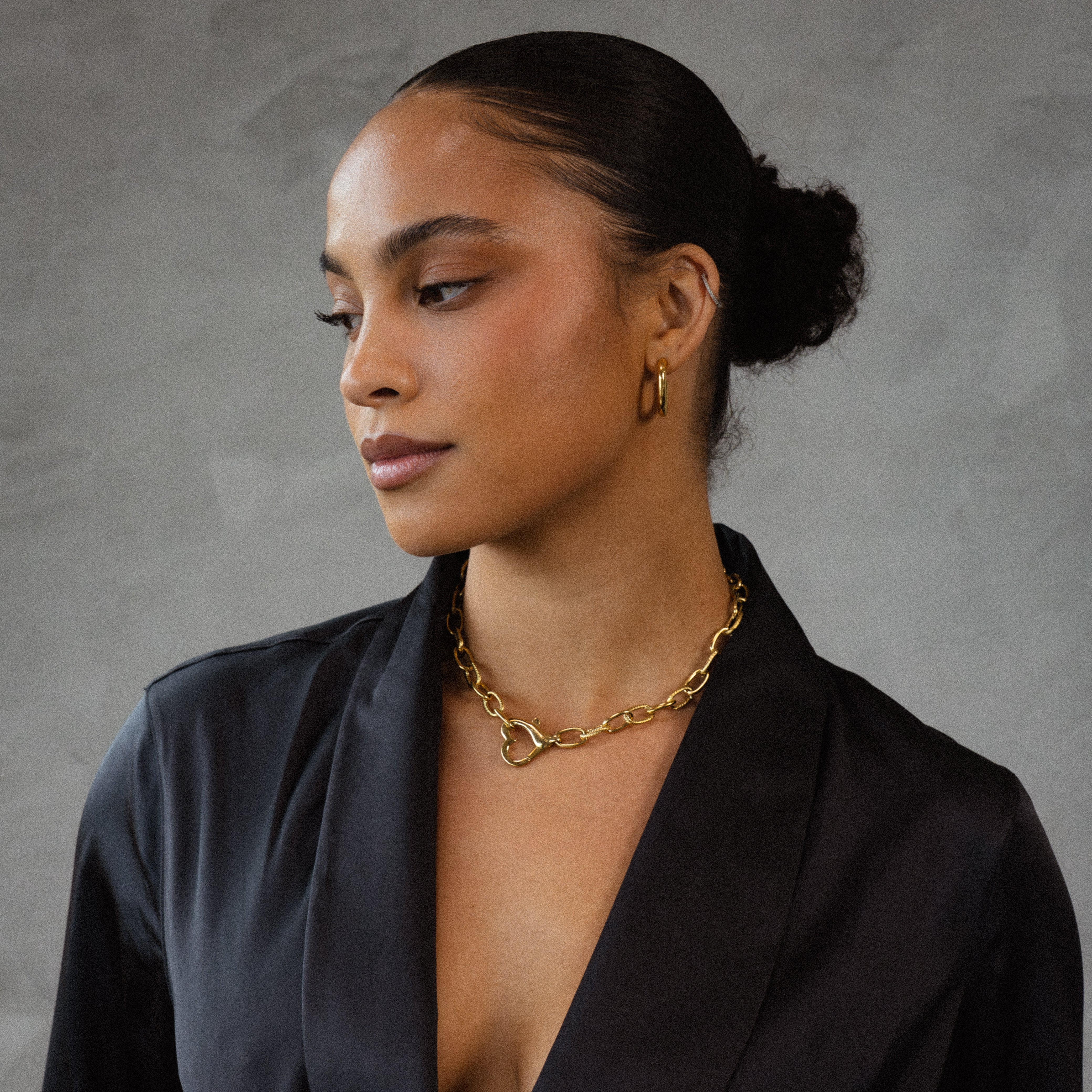 Heartlock Chain - Gold RG124G - Image 3
