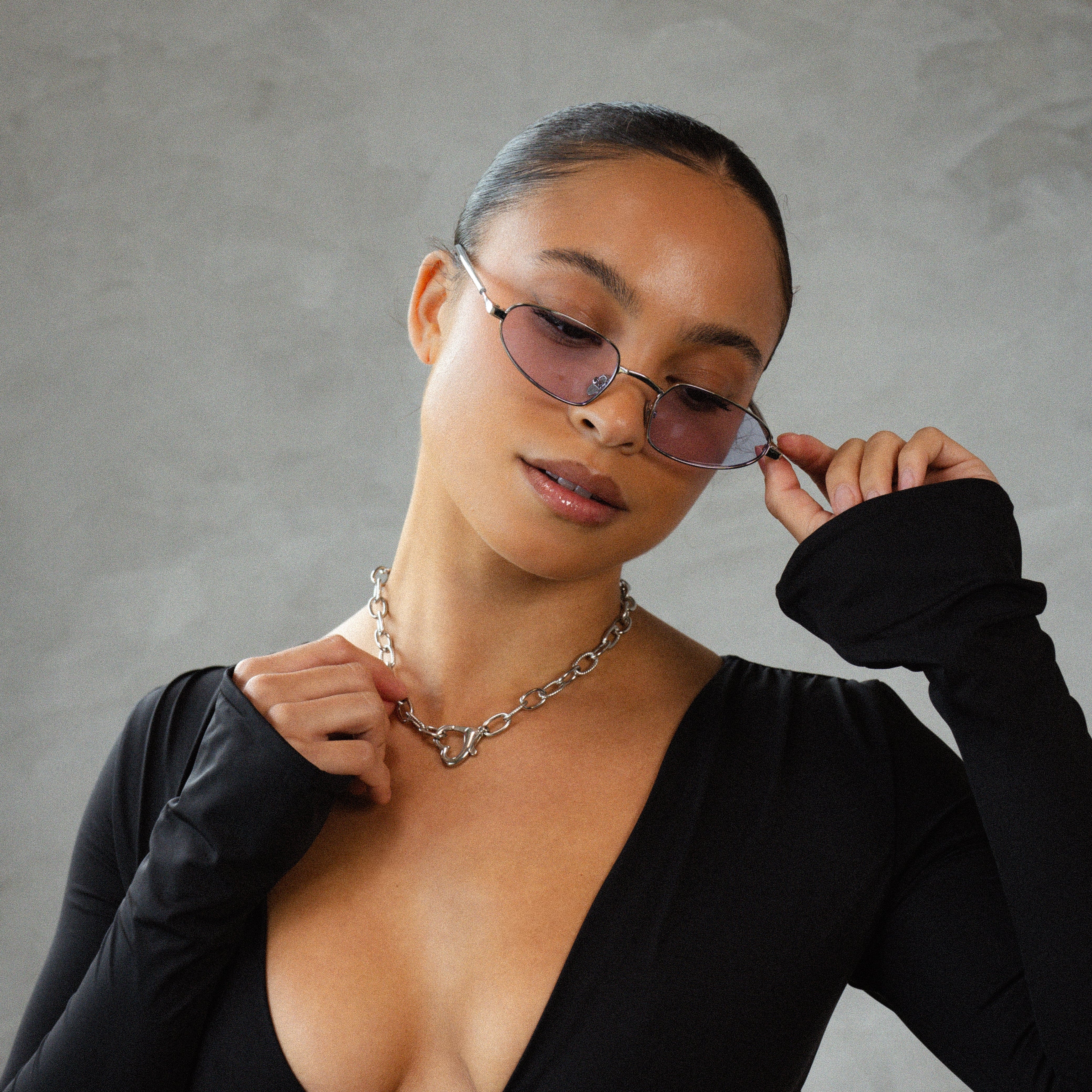 UNDERGROUND Sunglasses - SILVER/PURPLE RG625 - Image 4