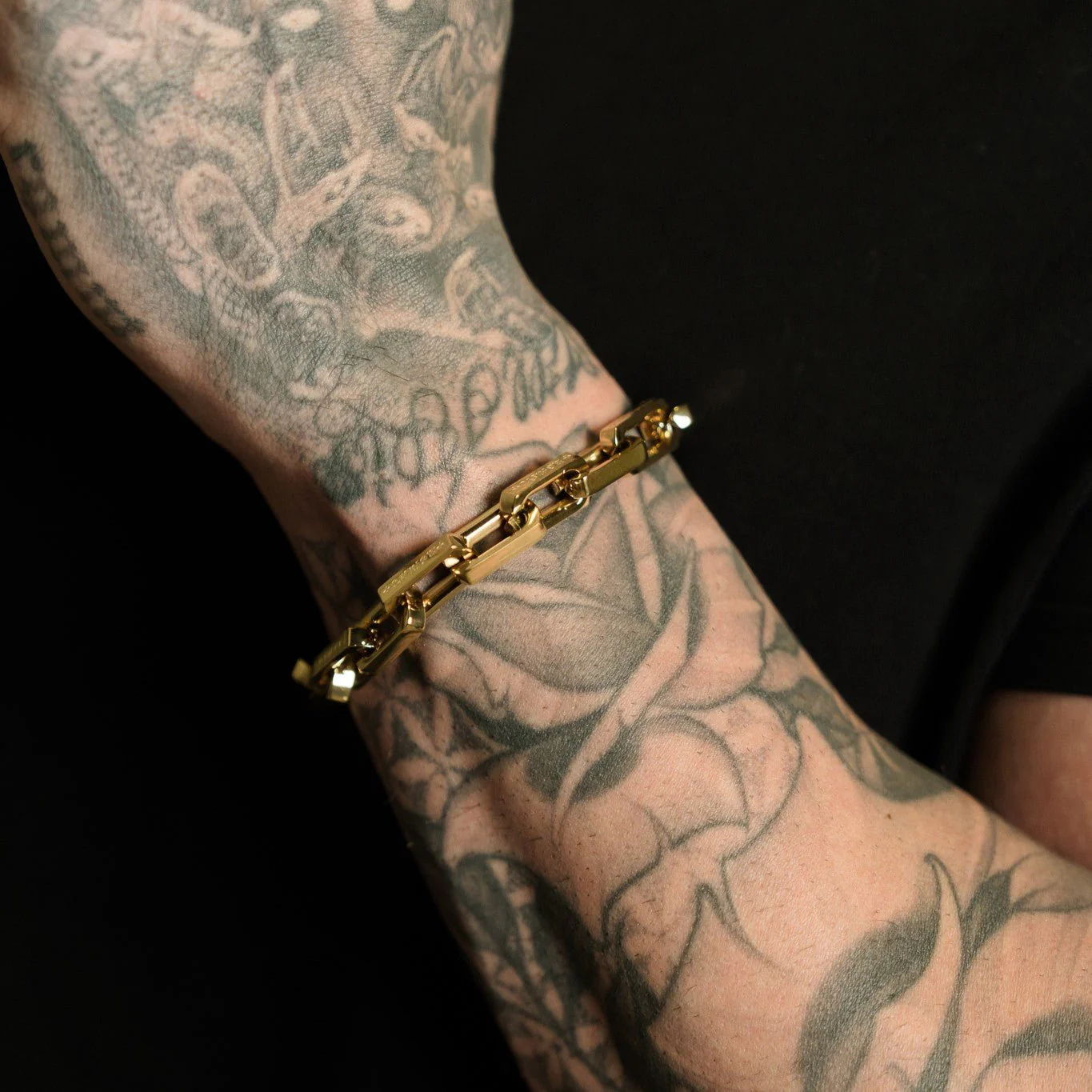 Monogram Link Bracelet - Gold RG3008 - Image 4